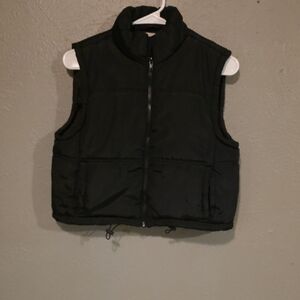 Elegant Black Quilted Vest for Women